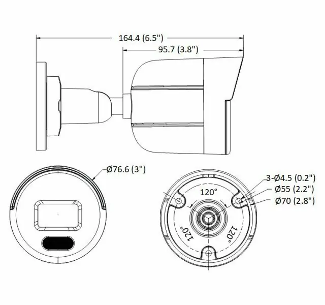 фото IP-камера відеоспостереження HiLook IPC-B129HA (2.8mm)