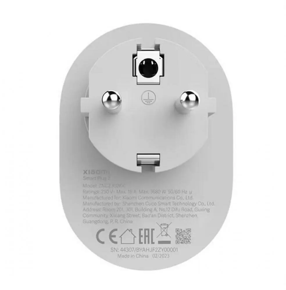 фото Розумна розетка Xiaomi Mi Smart Plug 2 Wi-Fi (BHR6868EU / ZNCZ302KK)
