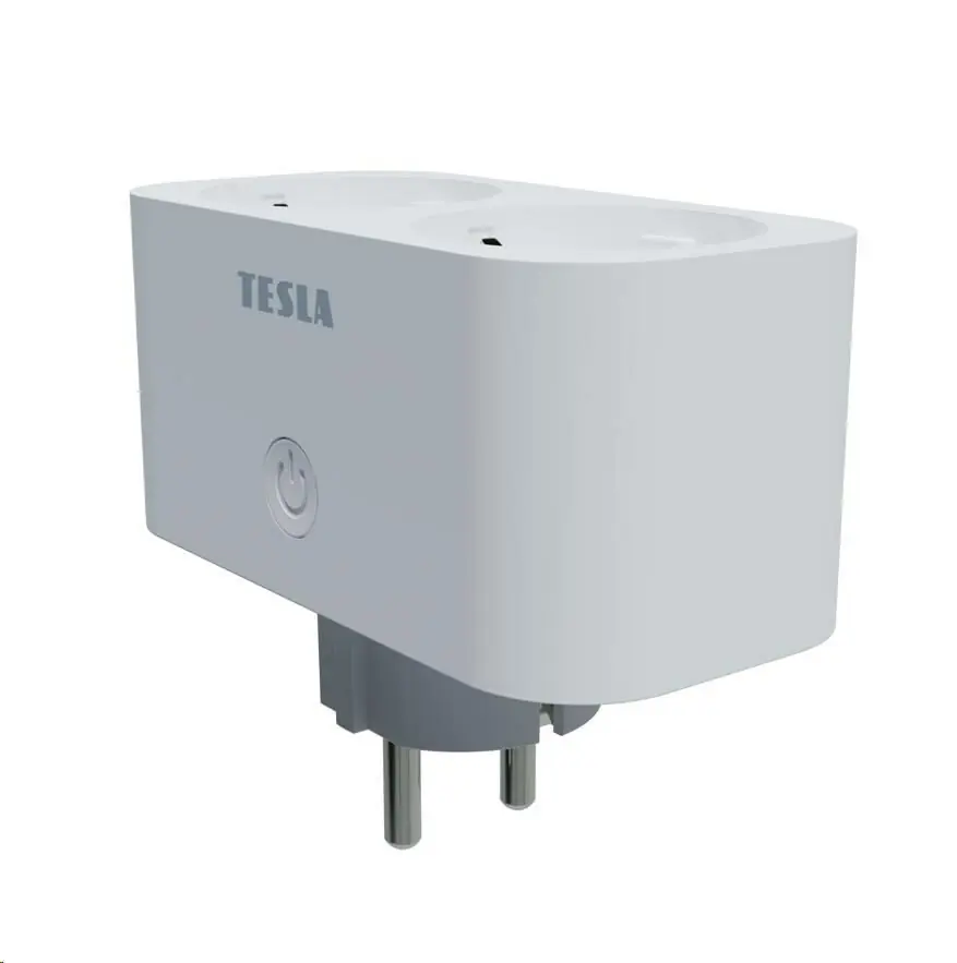фото Розумна розетка Tesla Dual SD300 (TSL-SPL-SPD300)