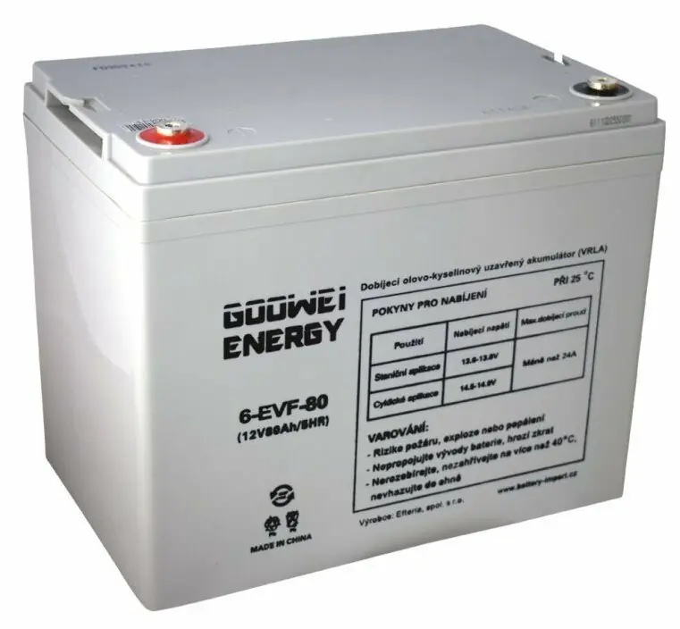 фото Акумулятор для ДБЖ Goowei Energy 6-EVF-80