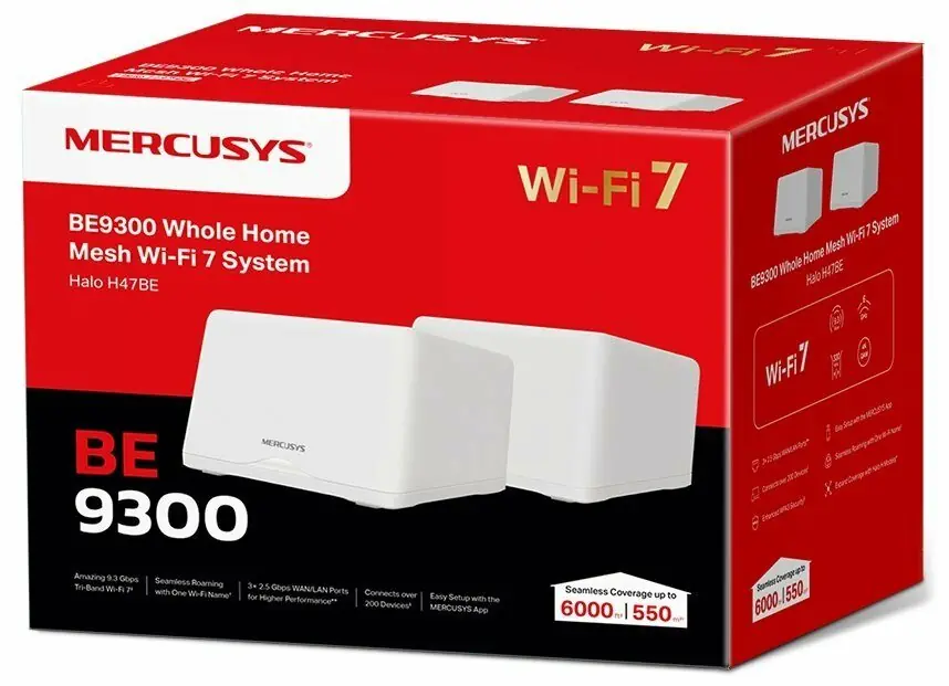 фото Mesh-система Mercusys Halo H47BE White 2-pack