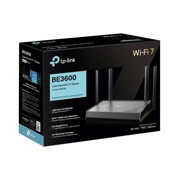 фото Wi-Fi-маршрутизатор TP-Link Archer BE220