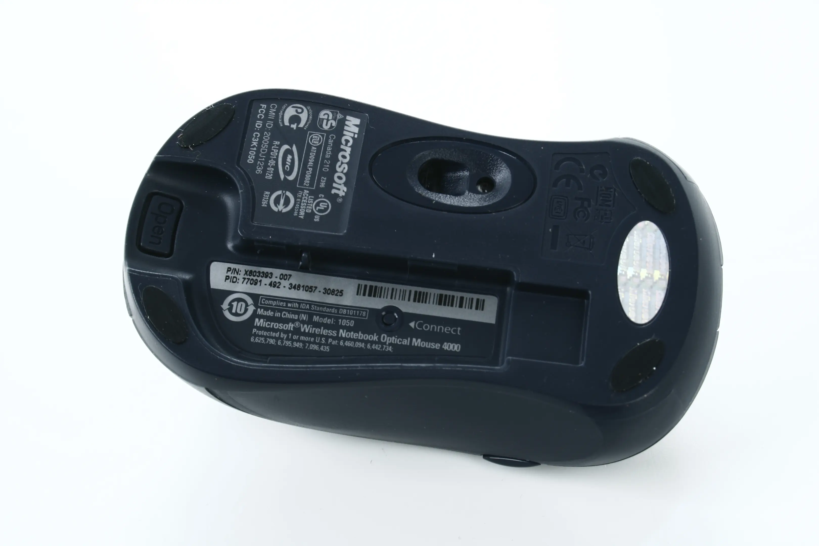 Microsoft Wireless Notebook Optical Mouse 4000 / Myš / USB