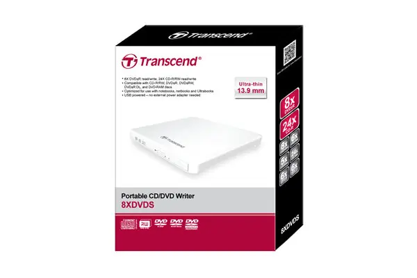 фото Дисковод DVD-RW Transcend TS8XDVDS-W