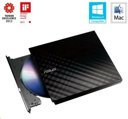 фото Дисковод DVD-RW Asus SDRW-08D2S-U LITE/BLK/G/AS