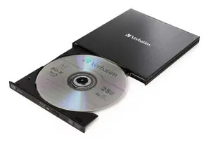 фото Дисковод Verbatim External Slimline USB 3.0 Blu-ray Writer (43890)