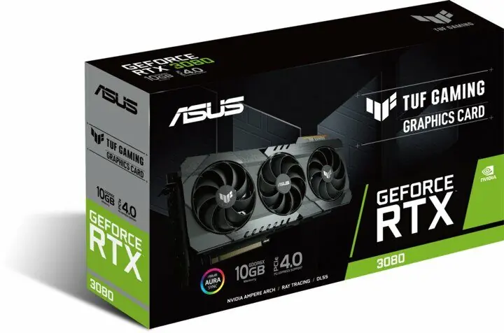 ASUS TUF RTX 3080 GAMING 10G -----MHz 10GB GDDR6X 320bit