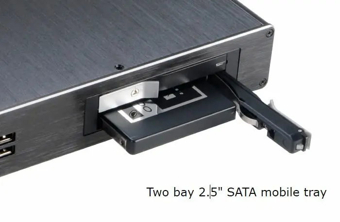 фото Корпус Akasa Galileo TU 1U Black (A-ITX24-A1B)