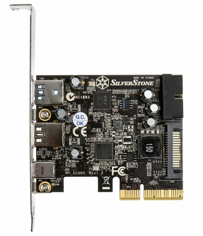 фото PCI-контролер Silverstone ECU05