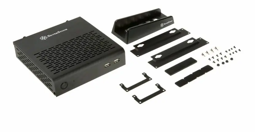 фото Корпус Silverstone Petit Black (SST-PT13B)