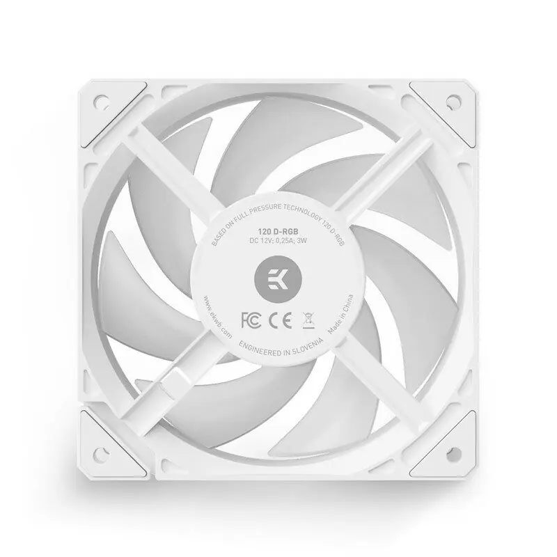 фото Вентилятор EKWB EK-Loop Fan FPT 120 D-RGB White (3831109898048)