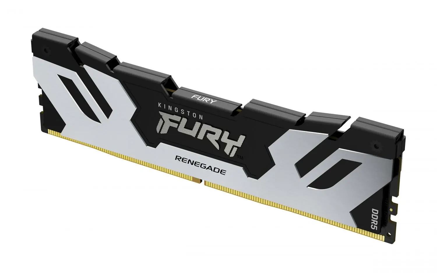 фото Память для настольных компьютеров Kingston Fury 24 GB DDR5 7200 MHz Renegade Silver (KF572C38RS-24) 1