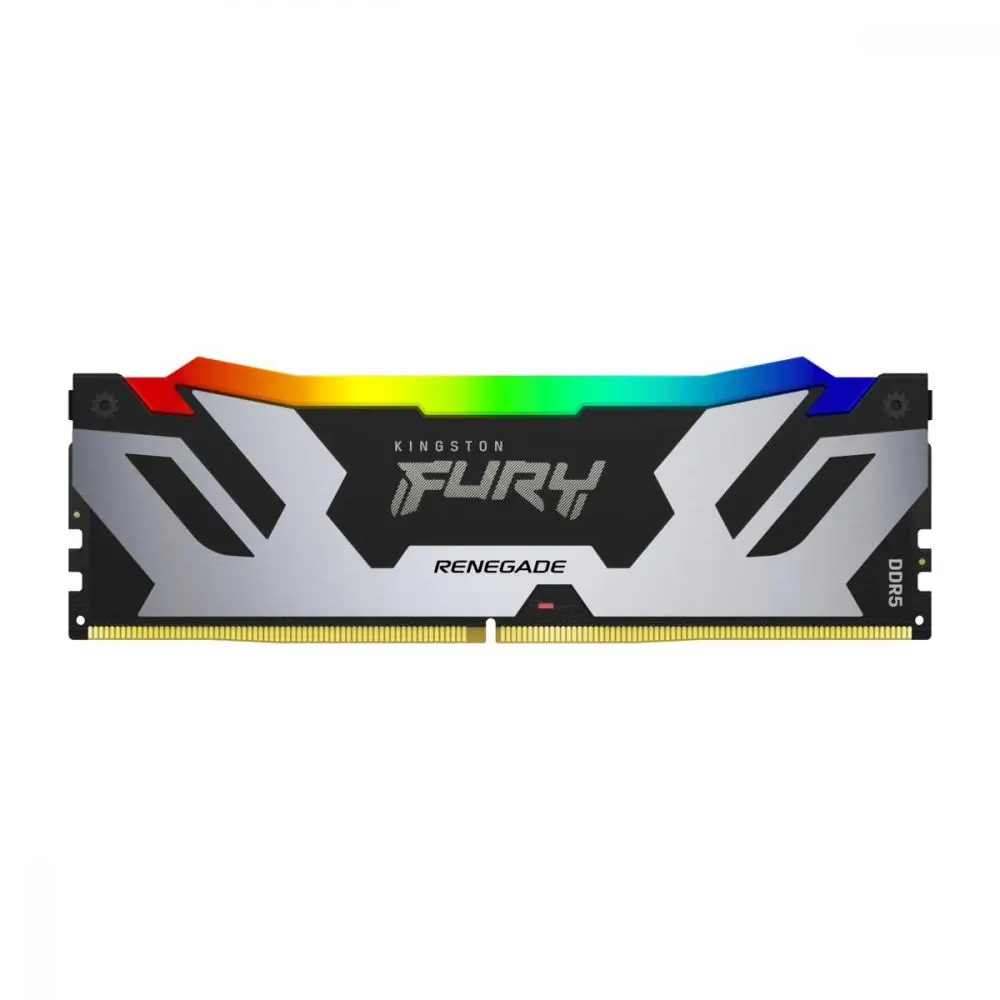 фото Память для настольных компьютеров Kingston Fury 32 GB DDR5 6400 MHz Renegade Silver/Black RGB (KF564C32RSA-32) 2