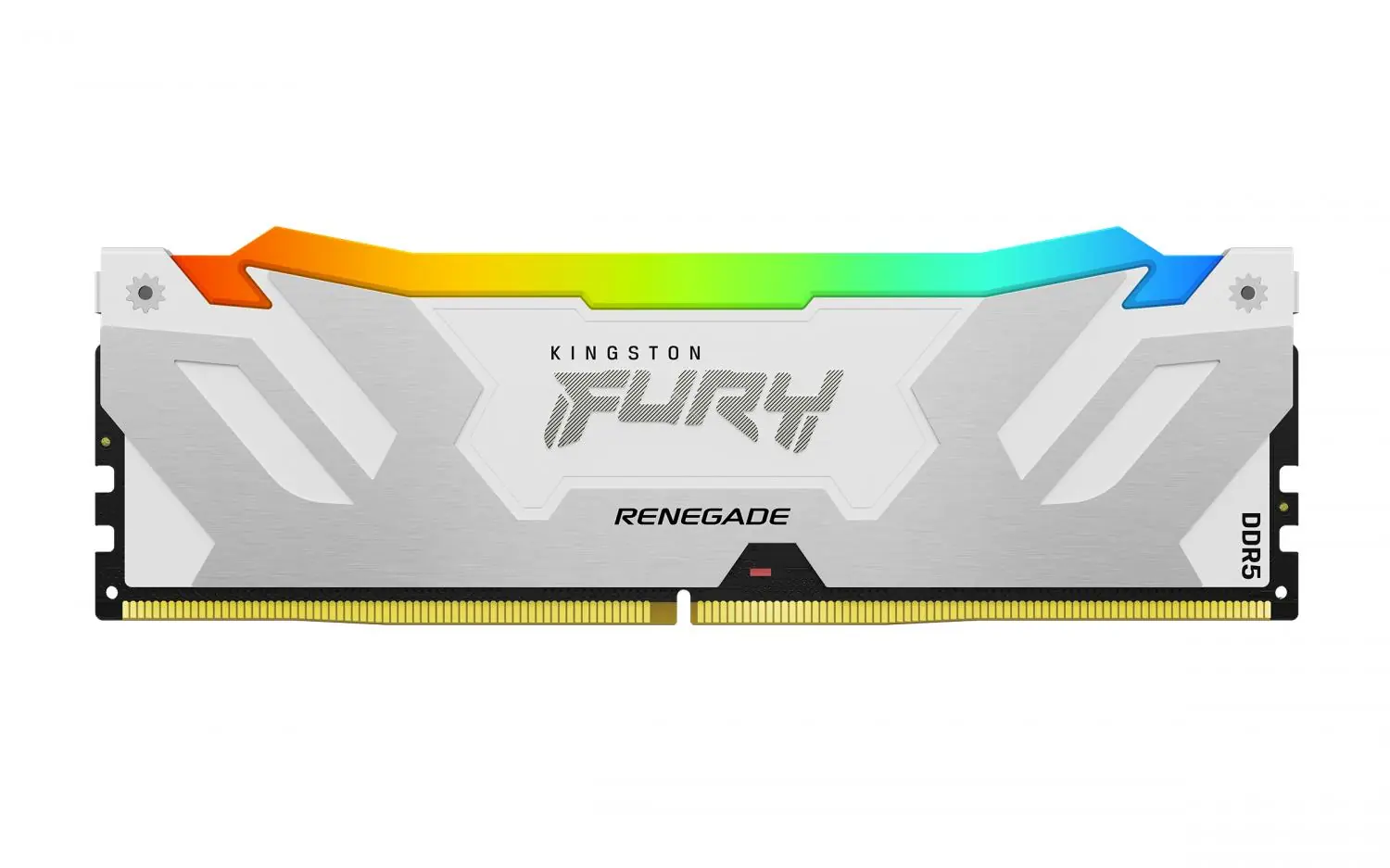фото Память для настольных компьютеров Kingston Fury 32 GB DDR5 6400 MHz Renegade Silver/White RGB (KF564C32RWA-32) 1