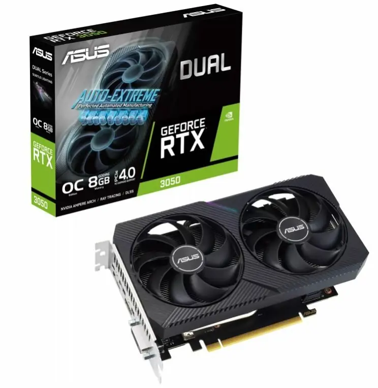 ASUS Dual GeForce RTX 3050 OC V2 8GB - 70205695