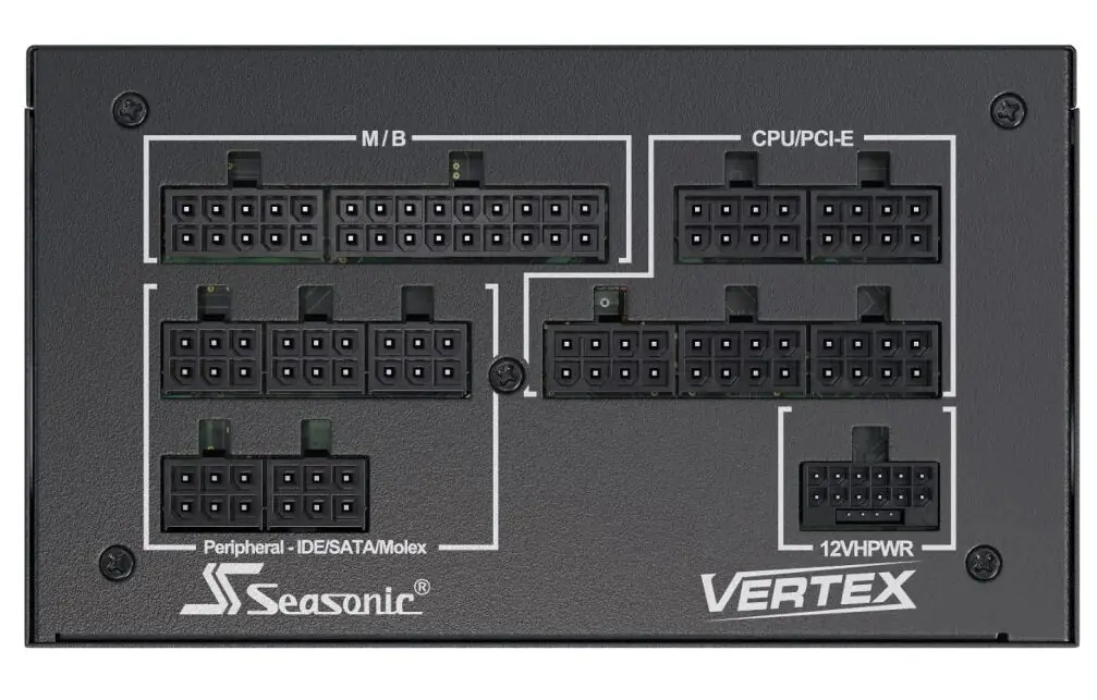 фото Блок живлення Seasonic Vertex GX-1000 Black (VERTEX PX-1000)