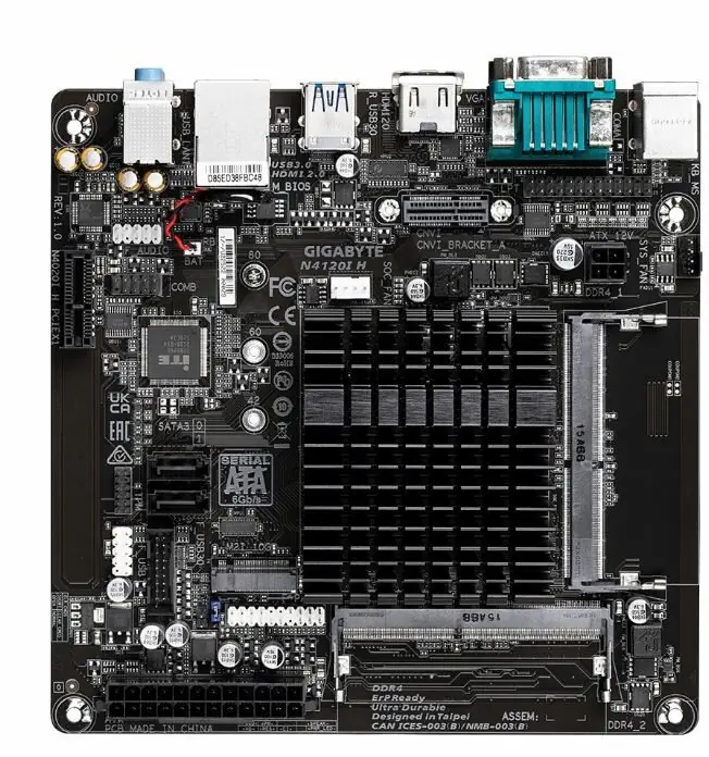 фото Материнська плата Gigabyte N4120I H