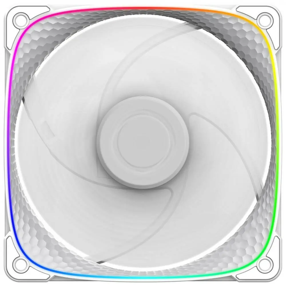 фото Вентилятор Geometric Future Squama 2503W RGB White (GEO-S2503W-1)