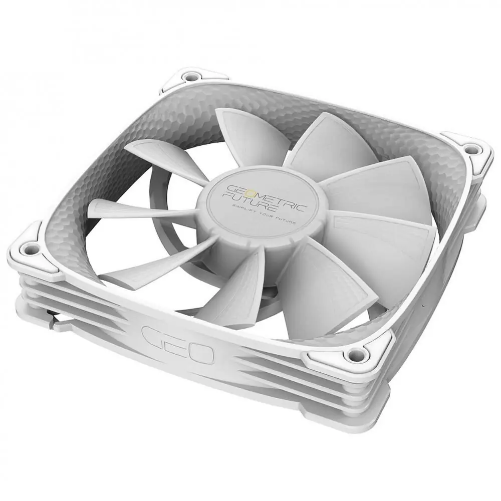 фото Вентилятор Geometric Future Squama 2505W RGB White (GEO-S2505W-1)