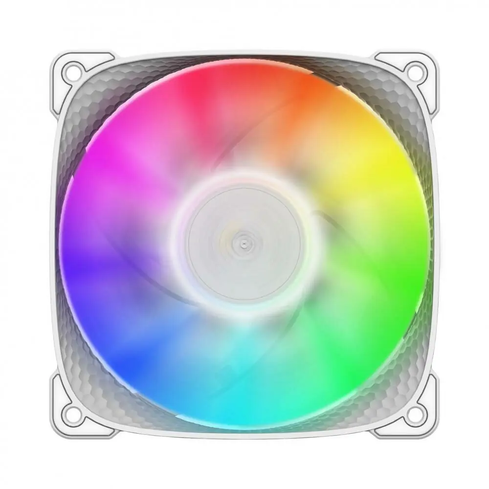 фото Вентилятор Geometric Future Squama 2505W RGB White 3-Pack (GEO-S2505W-3)
