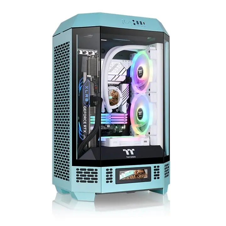фото Корпус Thermaltake The Tower 300 Blue (CA-1Y4-00SBWN-00)