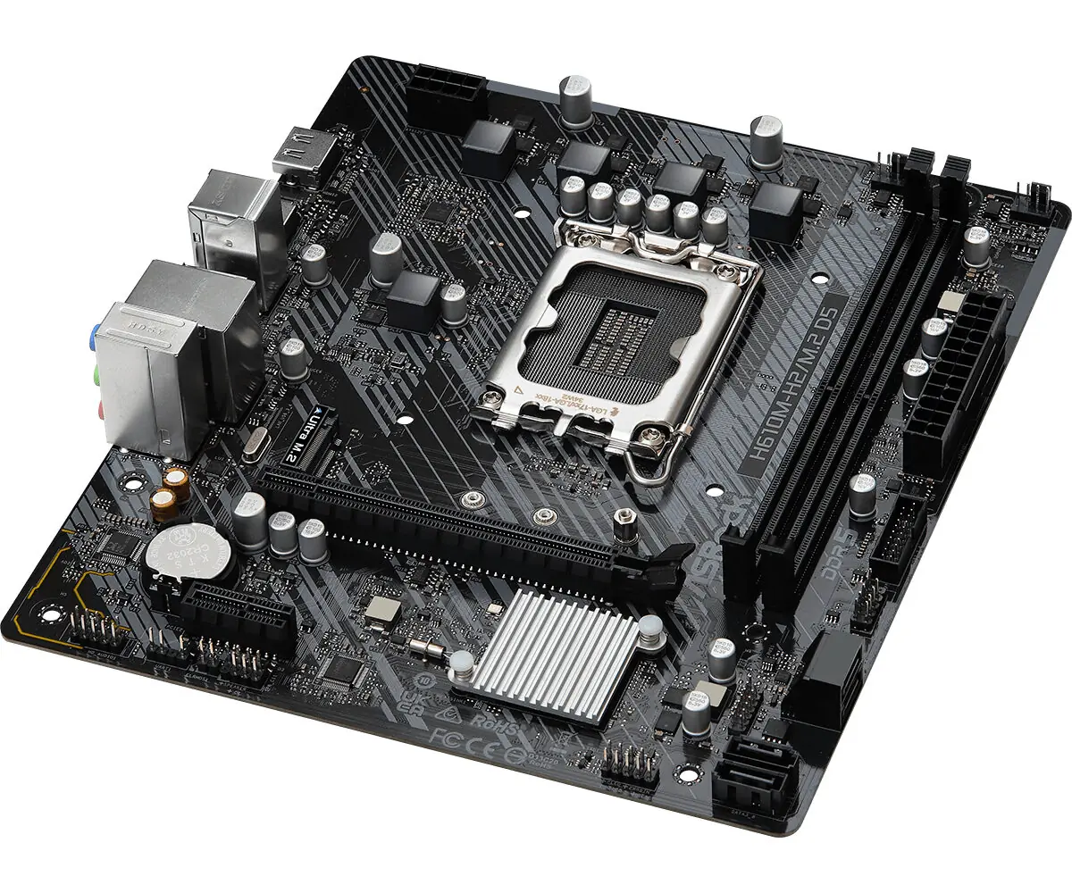 фото Материнська плата ASRock H610M-H2/M.2+ D5