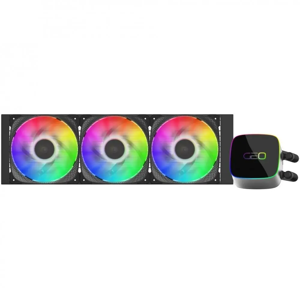 фото Водяне охолодження Geometric Future Eskimo Junior Neon 36 Black (GEO-EJ-N36B)