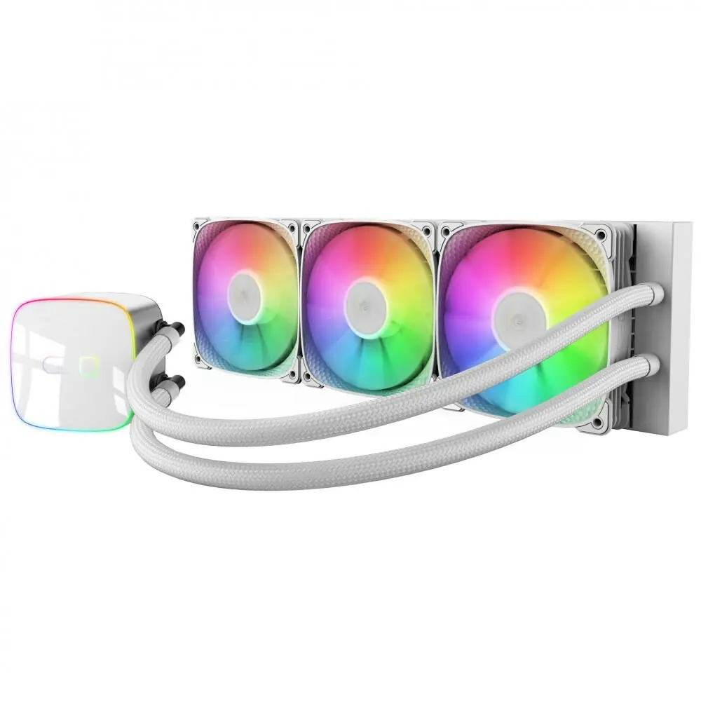 фото Водяне охолодження Geometric Future Eskimo Junior Neon 36 White (GEO-EJ-N36W)