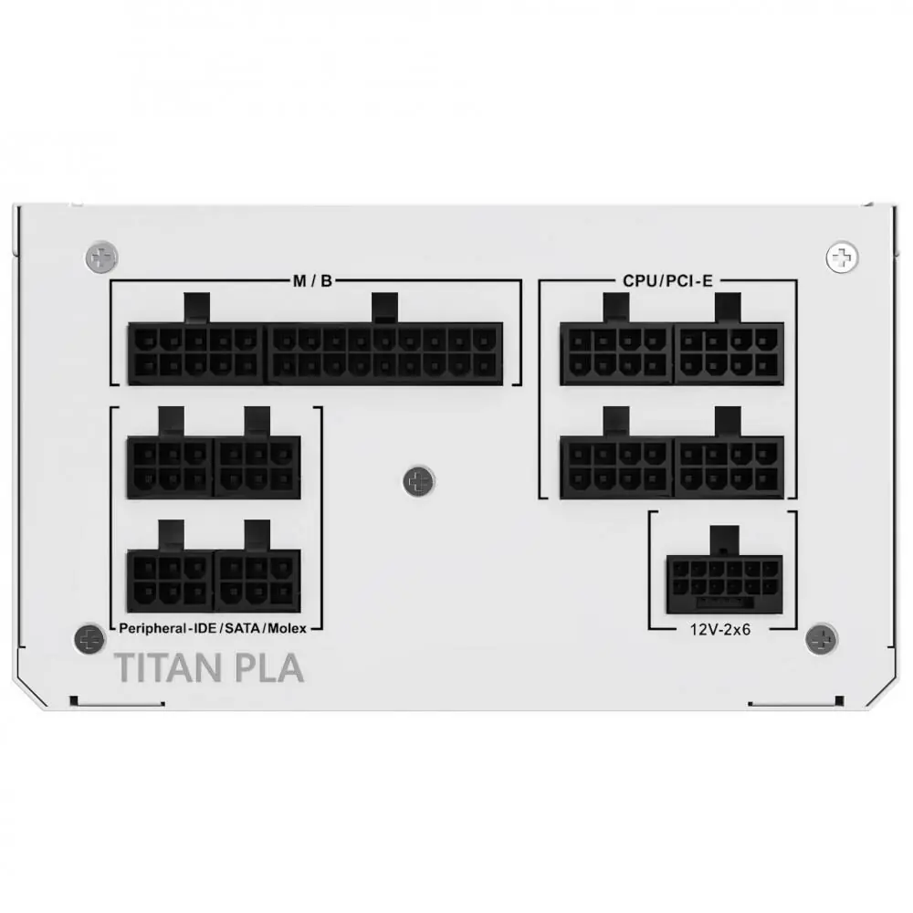 фото Блок живлення Montech Titan PLA 750W White