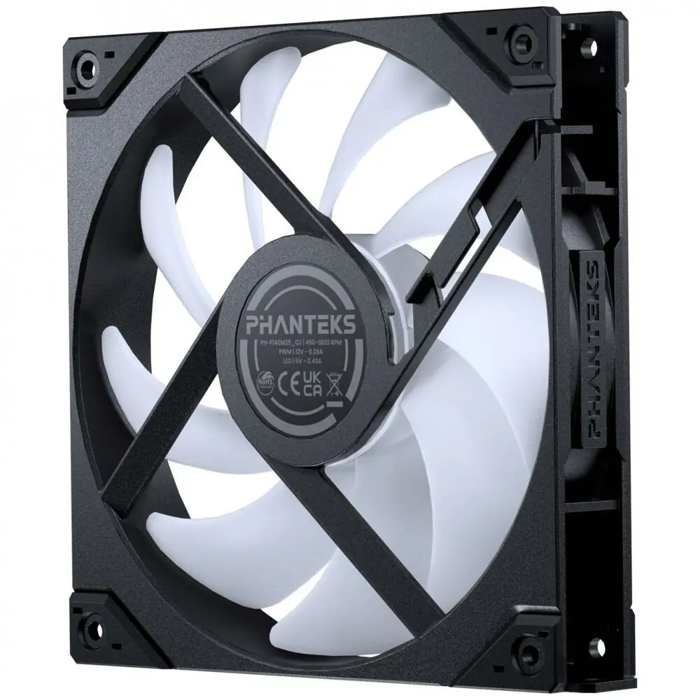 фото Вентилятор Phanteks M25G2-140 D-RGB Reverse Black Fan Single (PH-F140M25R_G2_DBK01)
