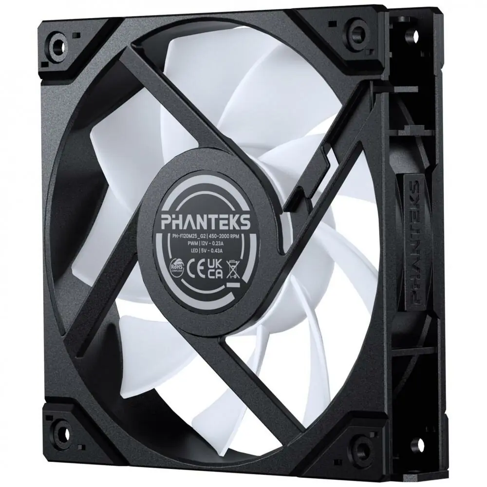 фото Вентилятор Phanteks M25 Gen2 PWM D-RGB 3-Pack Black (PH-F120M25_G2_DBK01_3P)