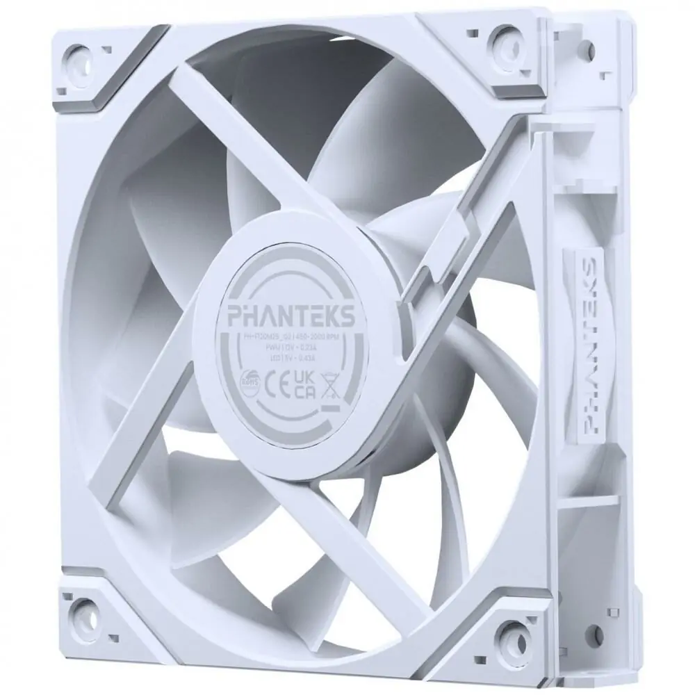 фото Вентилятор Phanteks M25 Gen2 PWM D-RGB 3-pack White (F120M25_G2_DWT01_3P)