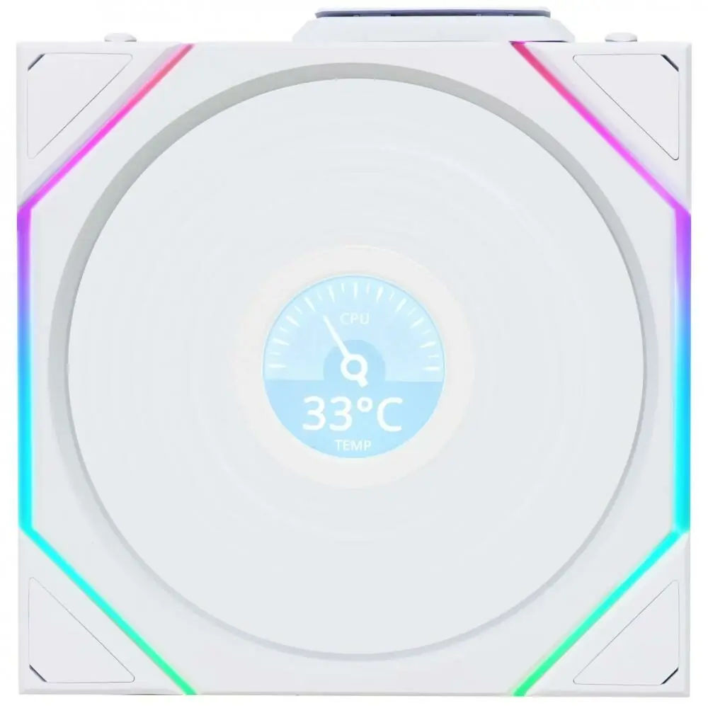 фото Вентилятор Lian Li Uni Fan TL120 LCD White (G99.12TLLCD1W.00)