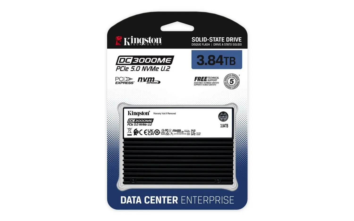 фото SSD накопичувач Kingston DC3000ME 3.84 TB (SEDC3000ME/3T8)