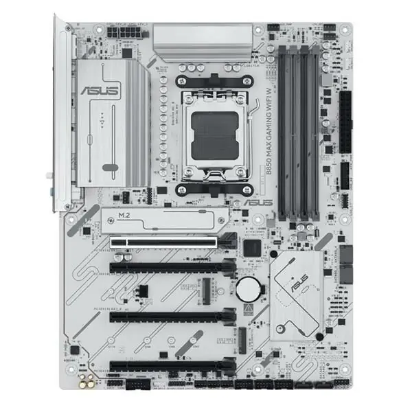 фото Материнська плата Asus B850 Max Gaming WIFI W White