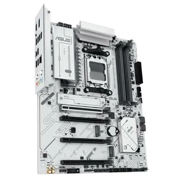 фото Материнська плата Asus B850 Max Gaming WIFI W White