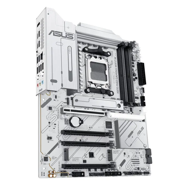 фото Материнська плата Asus X870 Max Gaming WIFI7 W White