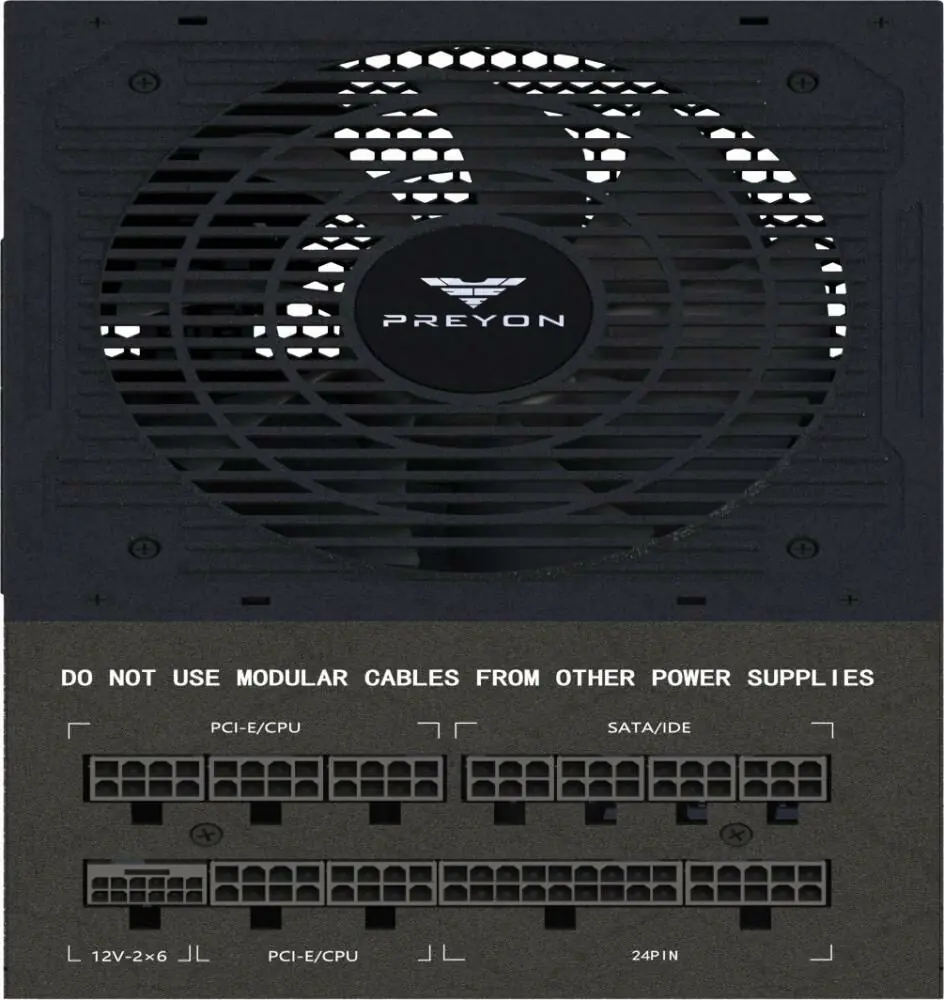 фото Блок живлення Preyon Eagle Power Gold 1000W (PEPG1000W)