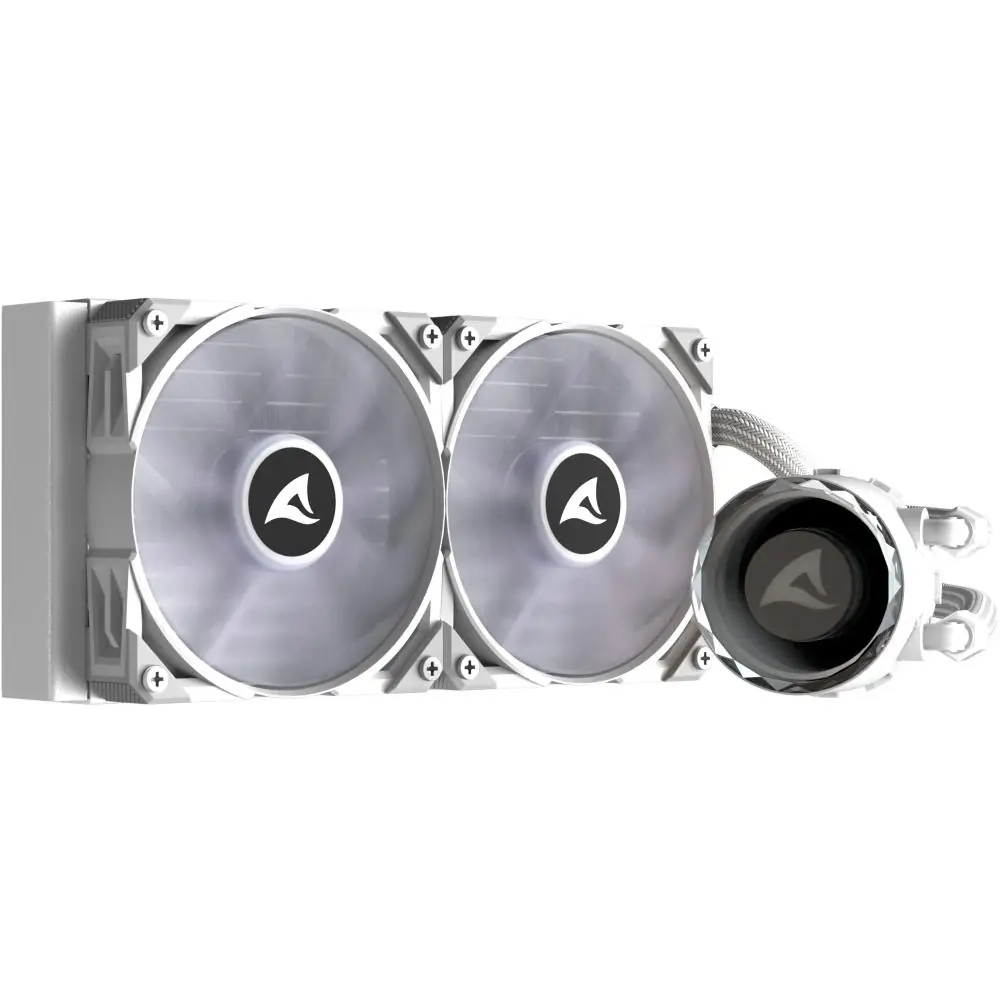 фото Водяне охолодження Sharkoon S80 RGB AIO 240 White (4044951038602)