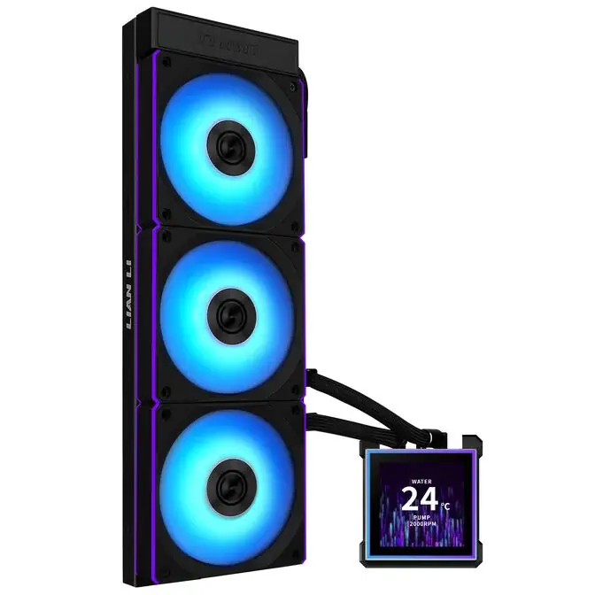фото Водяне охолодження Lian Li HydroShift II LCD-S 360CL Black (G89.GHS2LCDS36CB.00) 3