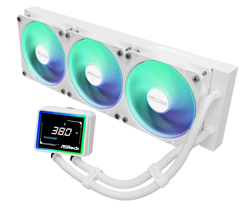 фото Водяное охлаждение ASRock Challenger 360 Digital ARGB White 1