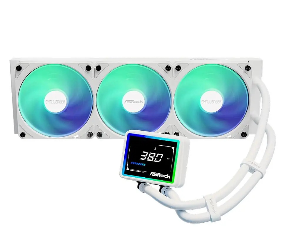 фото Водяное охлаждение ASRock Challenger 360 Digital ARGB White 2