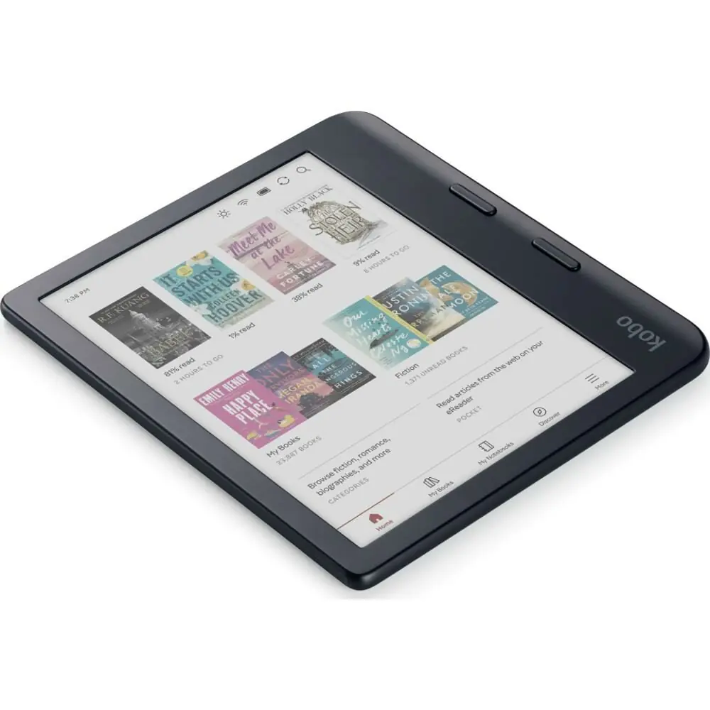 фото Електронна книга Kobo Libra Color Black (N428-KU-BK-K-CK)