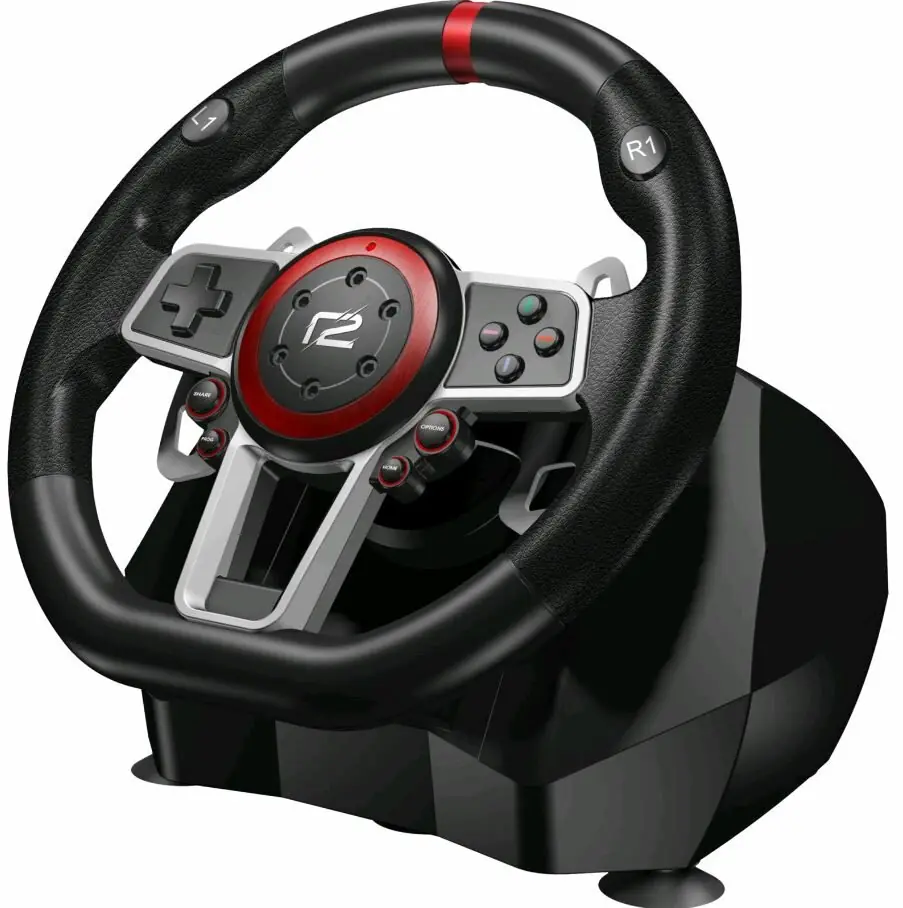 фото Комплект (кермо, педалі) Ready 2 Gaming (R2GRACINGWHEELPRO)
