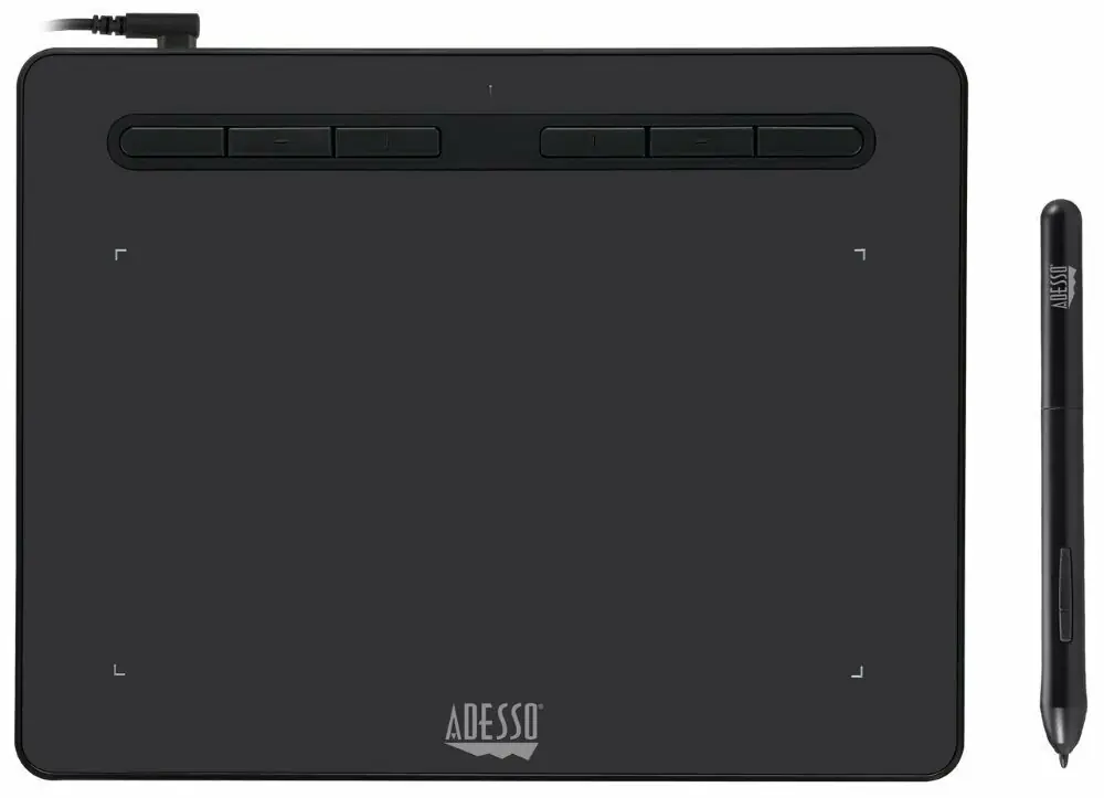 фото Графічний планшет Adesso Cybertablet K10 Black