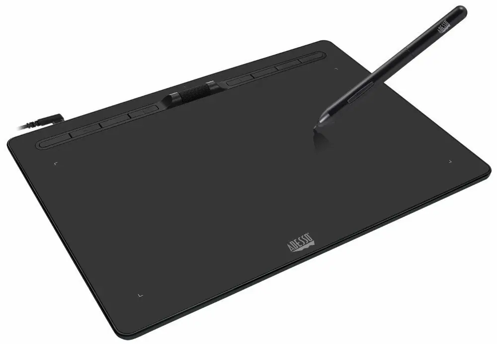 фото Графічний планшет Adesso Cybertablet K12 Black