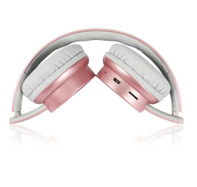 фото Навушники з мікрофоном Aligator AH02 Pink