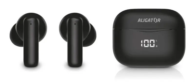 фото Навушники TWS Aligator Pods Pro 3 Black