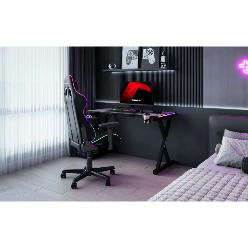 фото Игровой игровой стол Huzaro Hero 2.3 RGB Black 1