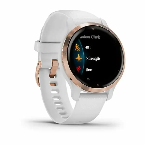 фото Смарт-годинник Garmin Venu 2S Rose Gold Bezel with White Case and Silicone Band (010-02429-13/03)